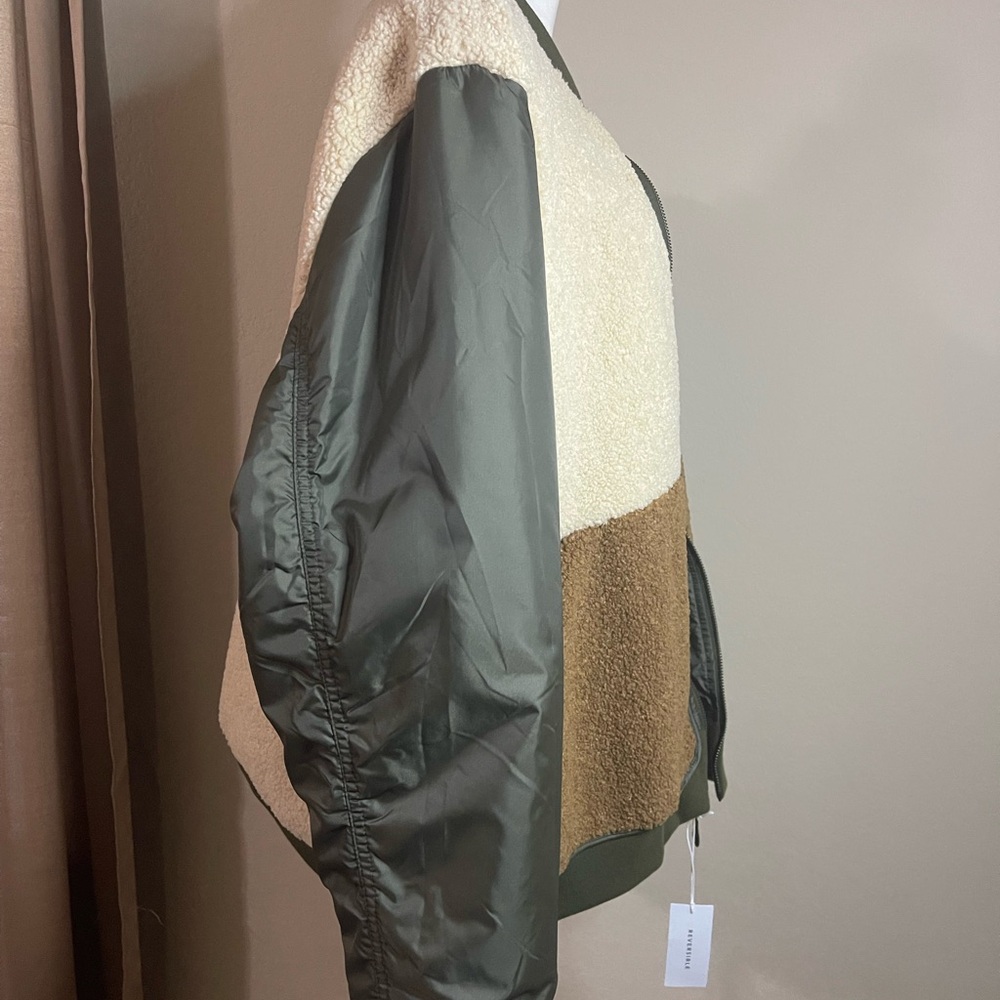 Reversible Colorblock Bomber Jacket - Picture 8 of 16